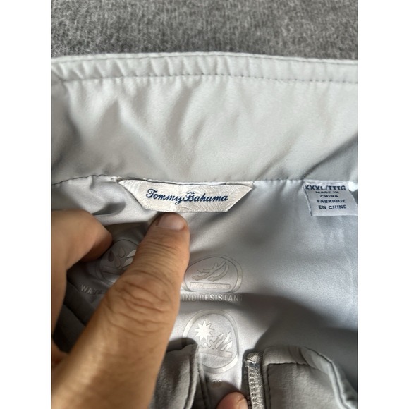 Tommy Bahama On Par Performance Vest Mens XL Grey Stretch Full Zip Golf - Picture 7 of 10